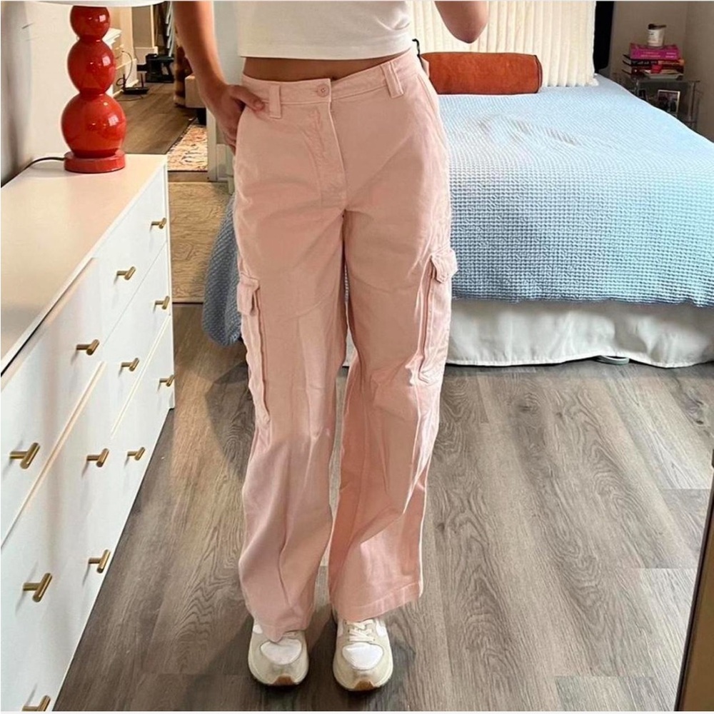 TNA Blush Pink Cargo Pants